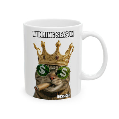 Boss Cat Mug – Winning Season